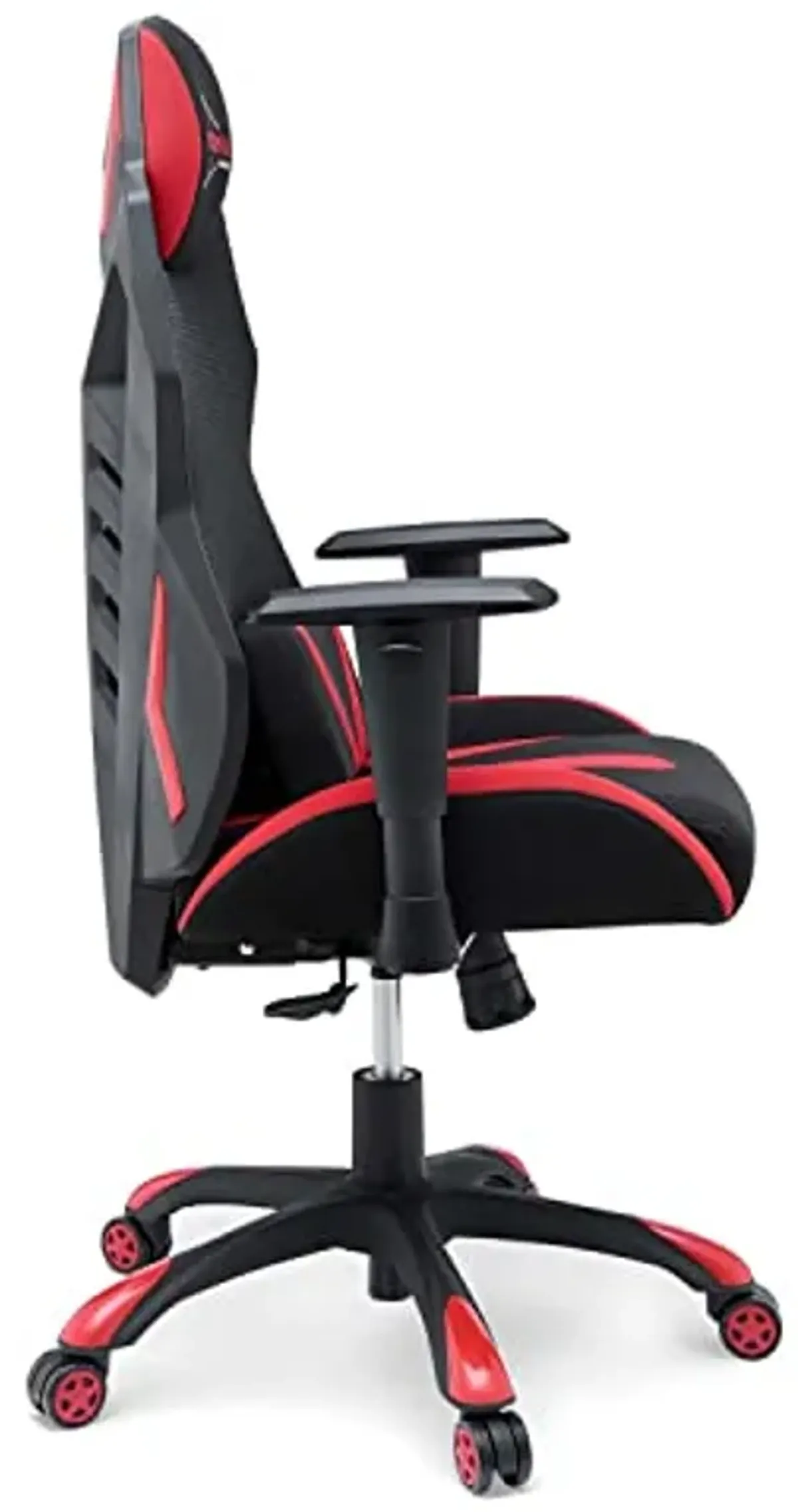 Modway Speedster Ergonomic Mesh Gaming Computer Desk Chair in Black Red