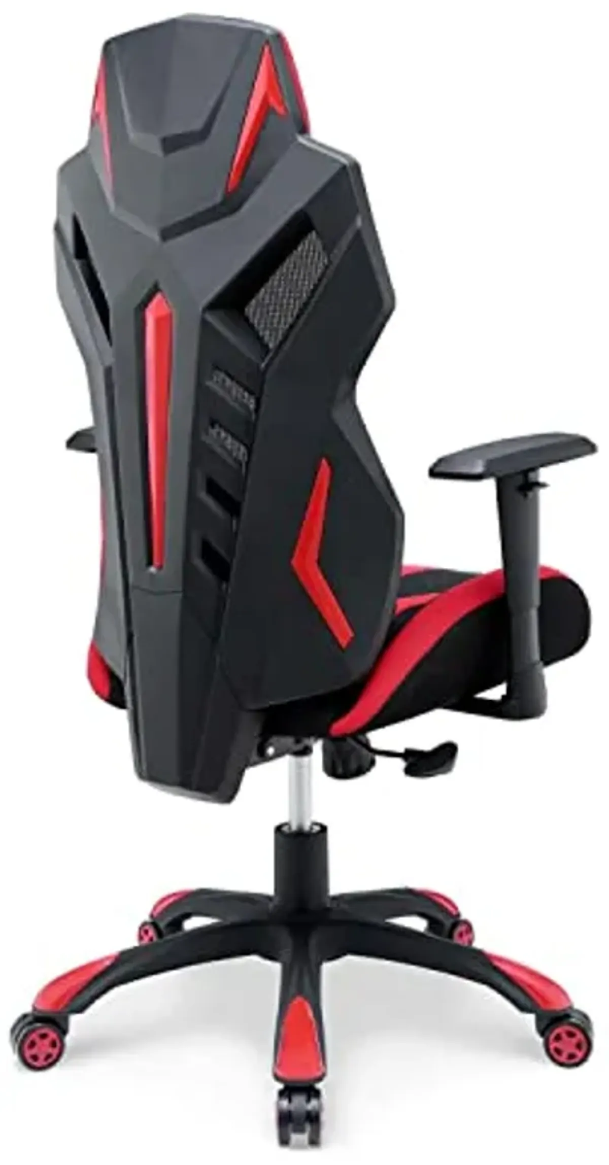 Modway Speedster Ergonomic Mesh Gaming Computer Desk Chair in Black Red