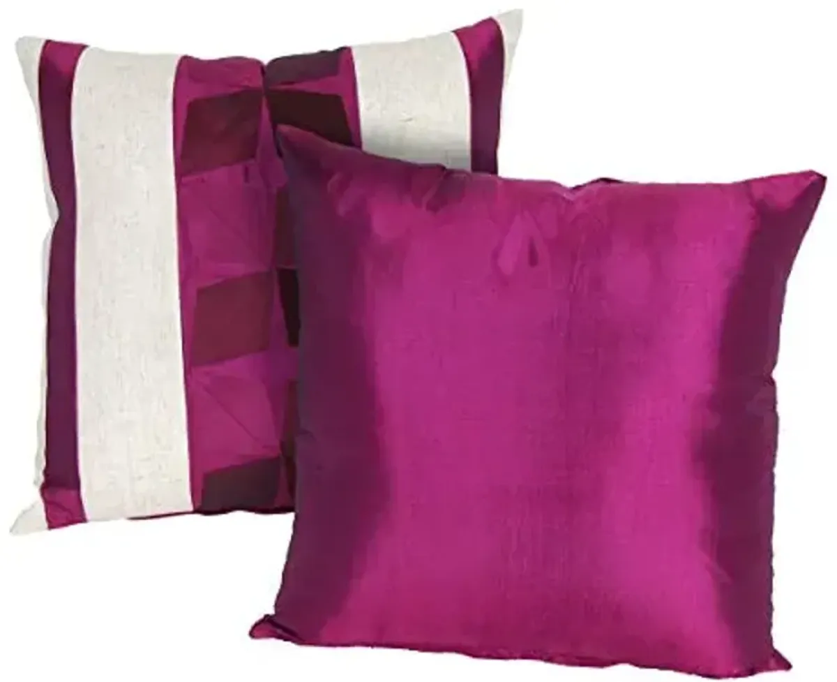 Wayborn Multi Color Pinwheels Decorative Pillow 17"X17" (One Pair)