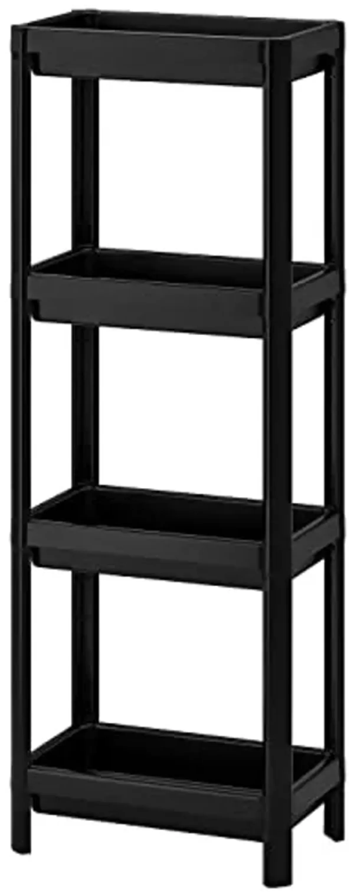 IKEA Vesken Shelf Unit Black 304.508.07