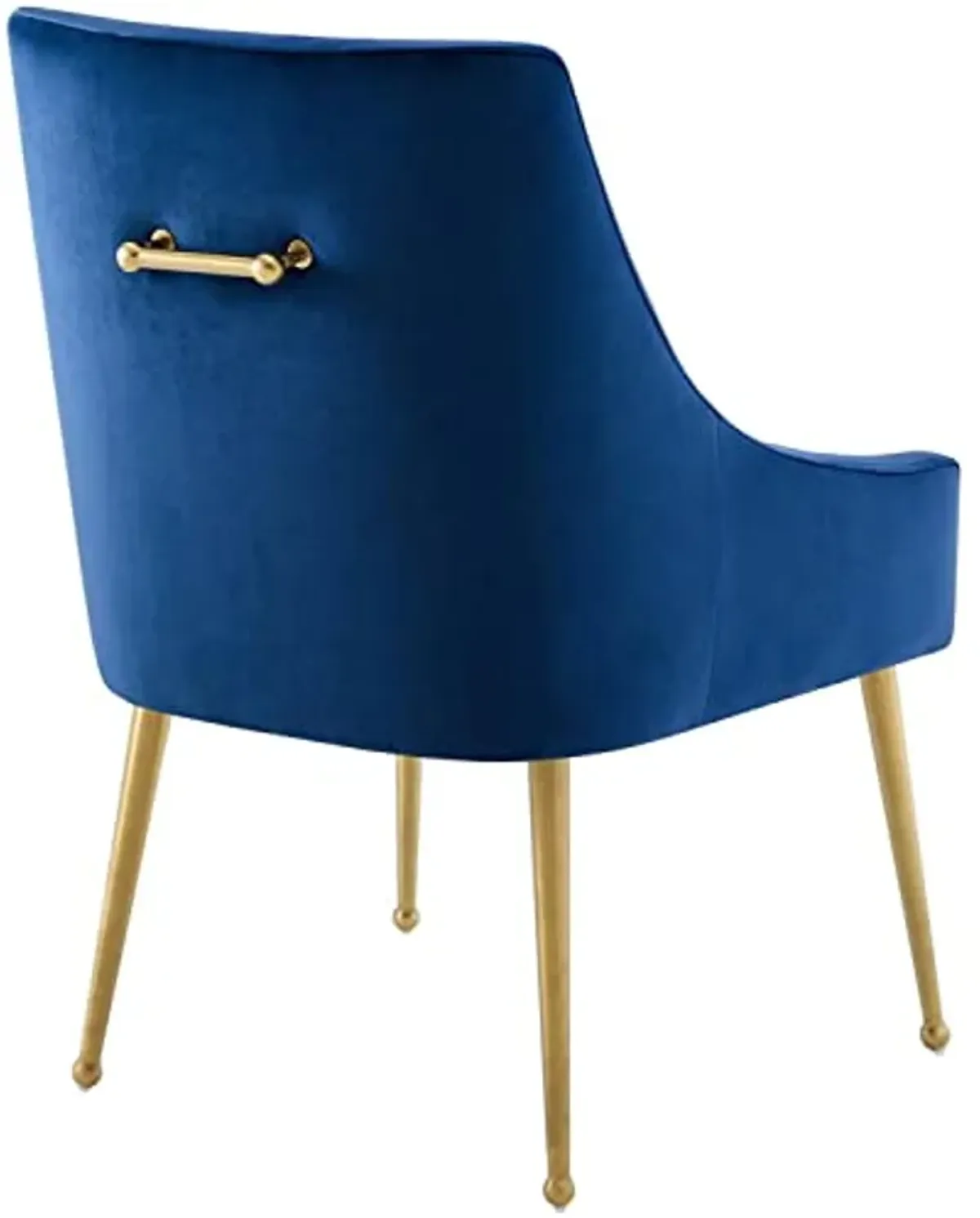 Modway Discern Upholstered Performance Velvet Dining Chair Set of 2, Navy