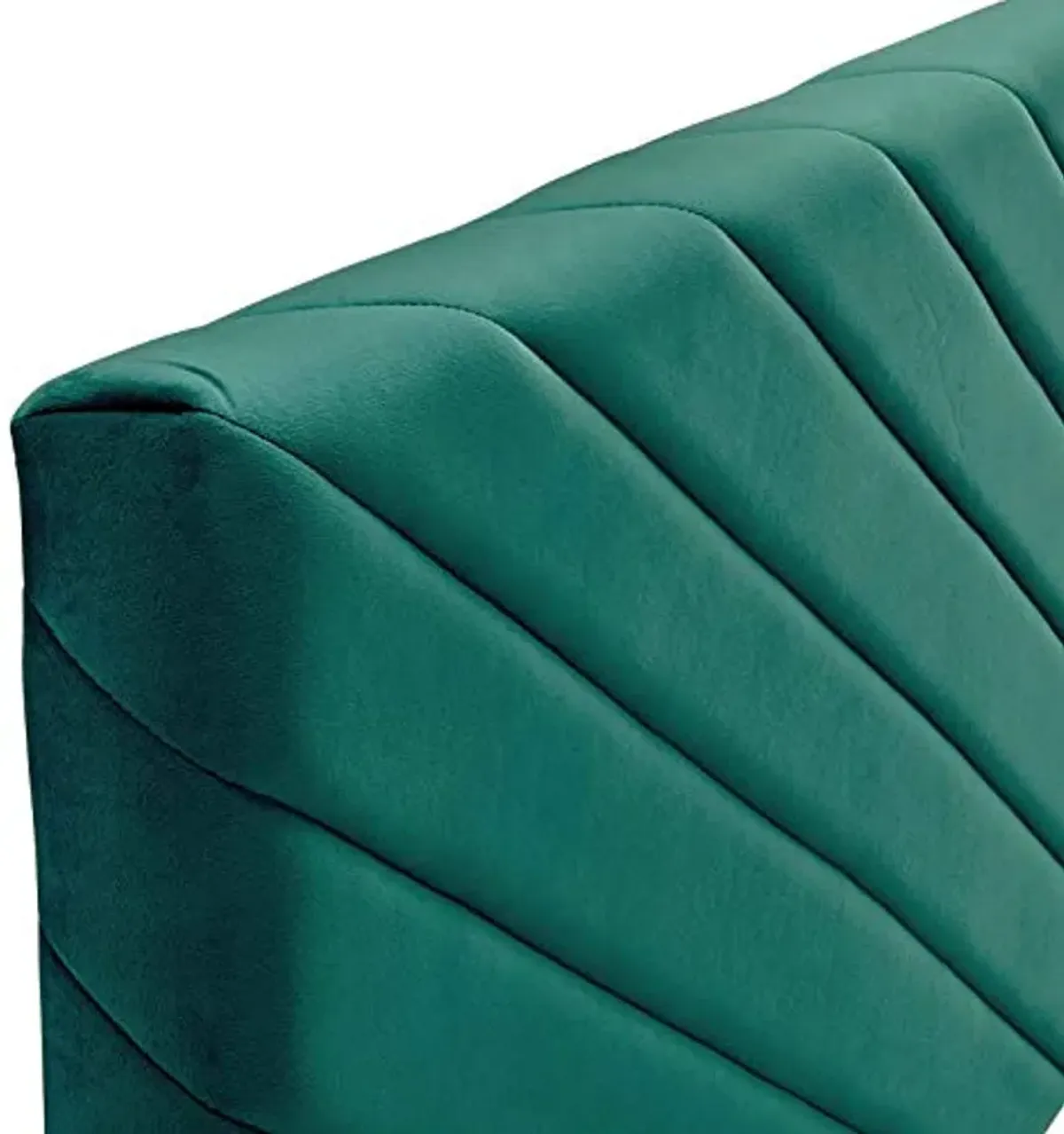 Modway Alyson Chevron Tufted Performance Velvet Full/Queen Headboard, Teal, MOD-6144-TEA