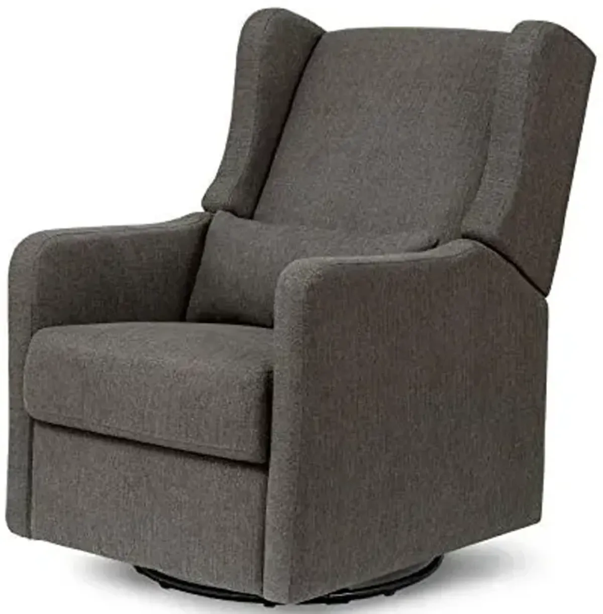 DaVinci Carter’s Arlo Glider Recliner Nursery Chair - Water & Stain Resistant Glider Rocking Chair for Nursery - GREENGUARD Gold, FSC & Certi-PUR US Certified - Cozy Swivel Rocker Recliner - Charcoal