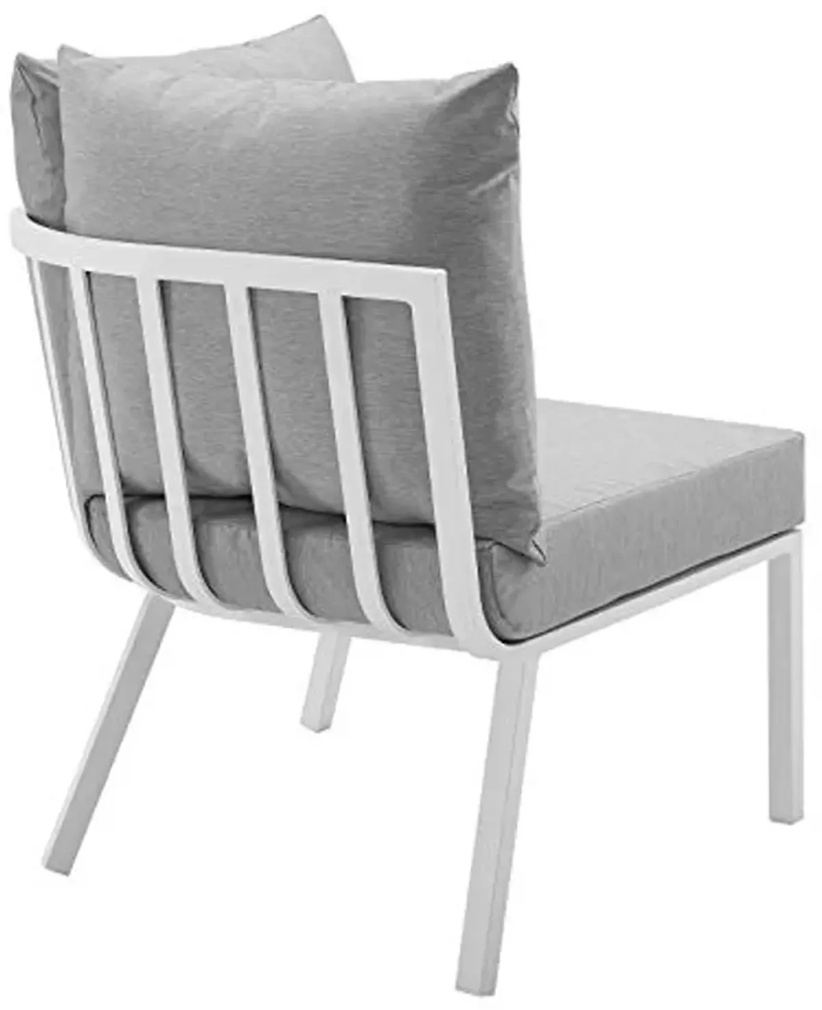 Modway Riverside Outdoor Furniture, 4-Piece Set, White Gray