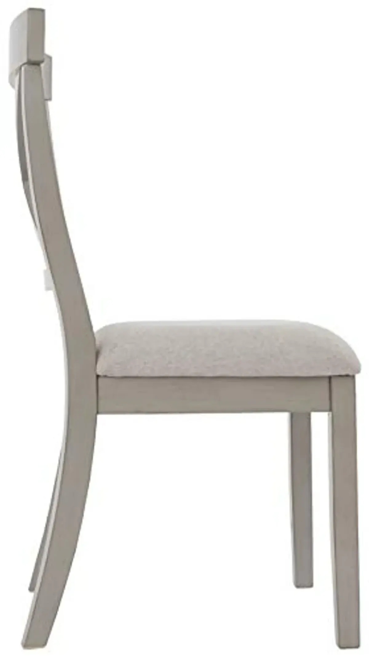 Signature Design by Ashley Parellen Modern Farmhouse Upholstered Dining Chair, Set of 2, Gray