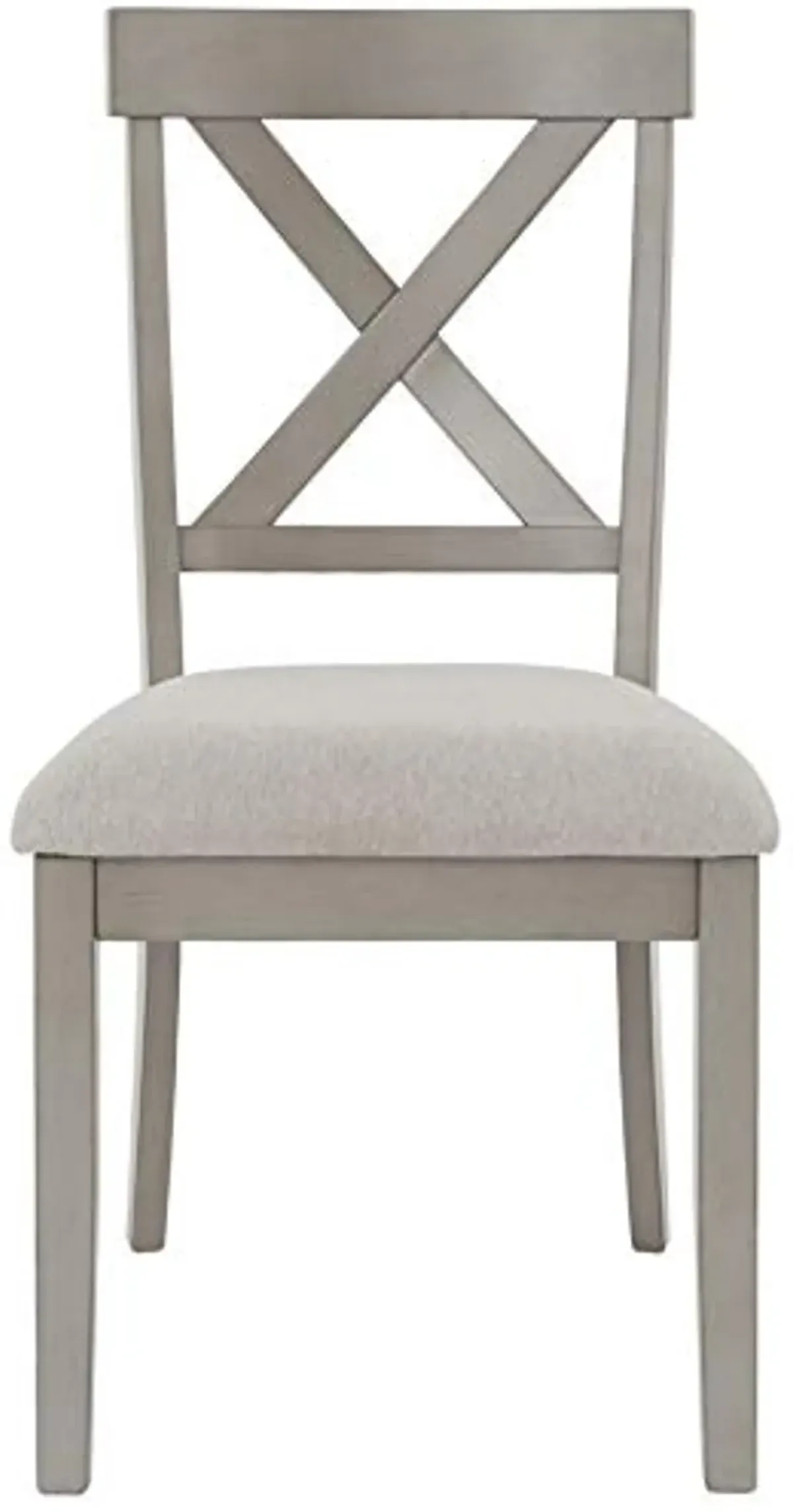 Signature Design by Ashley Parellen Modern Farmhouse Upholstered Dining Chair, Set of 2, Gray