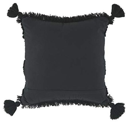 Signature Design by Ashley Mordechai Boho Throw Pillow, 20 x 20 Inches, Black