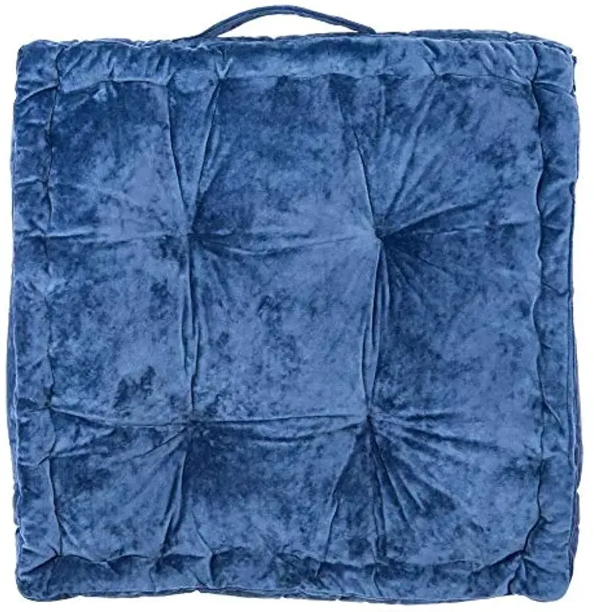 Safavieh Belia Glam 18-inch Periwinkle Velvet Square Floor Pillow