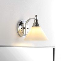 Safavieh SCN4060A Lighting Valery Chrome and Bronze 7-inch (LED Bulb Included) Wall Sconce