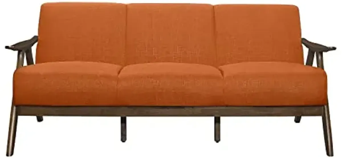Lexicon Elle Fabric Sofa, Orange