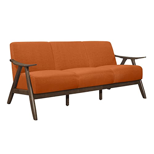 Lexicon Elle Living Room Sofa, Orange