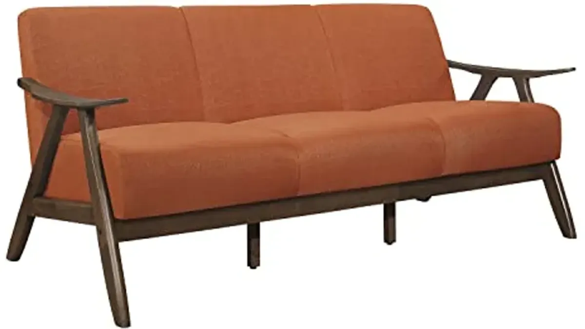 Lexicon Elle 3-Piece Living Room Set, Orange