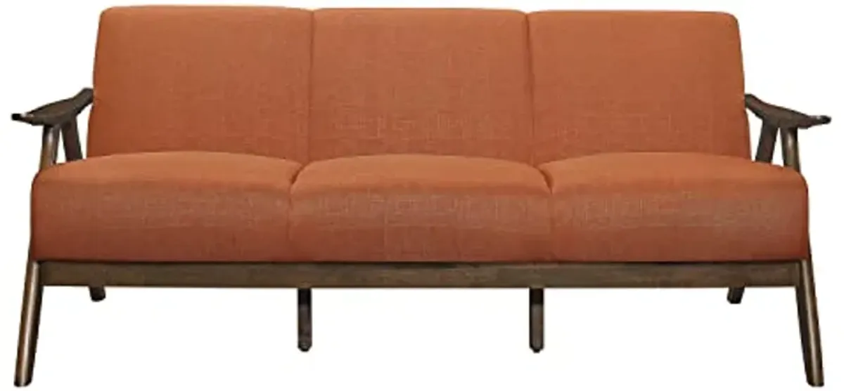 Lexicon Elle 3-Piece Living Room Set, Orange