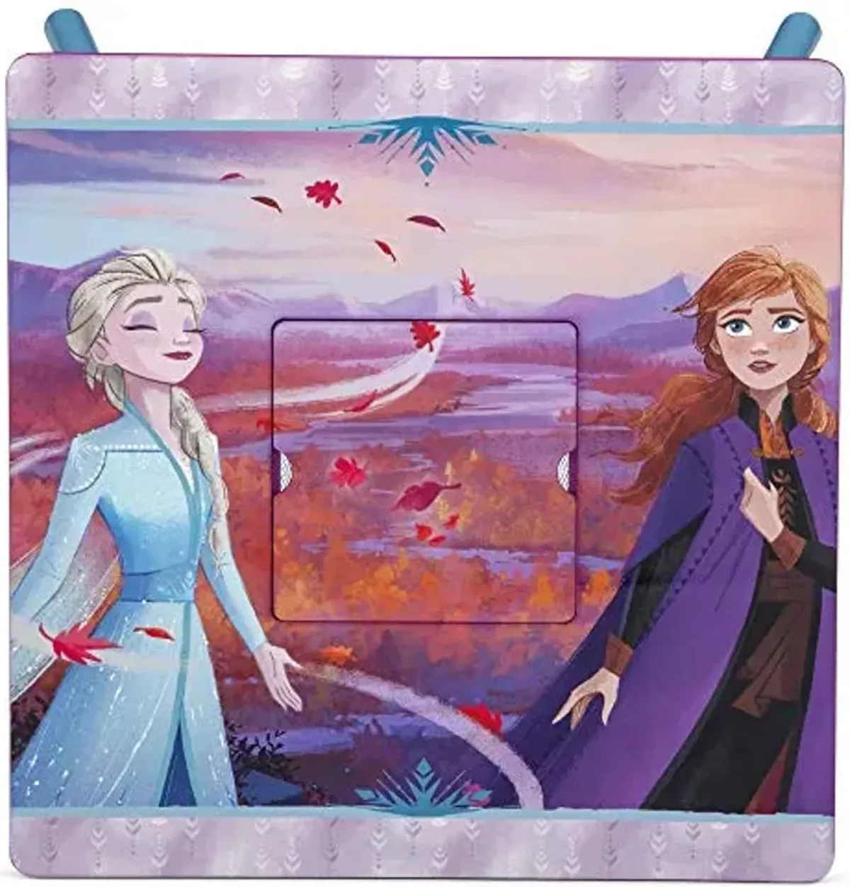 Delta Children Kids Table and Chair Set With Storage (2 Chairs Included) - Ideal for Arts & Crafts, Snack Time, Homeschooling, Homework & More, Disney Frozen II