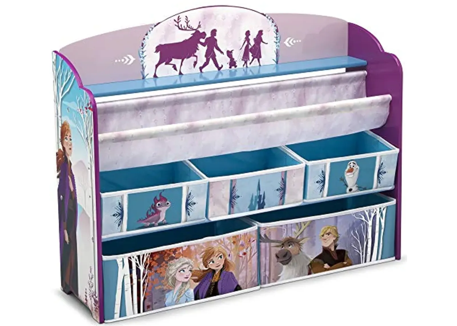 Delta Children Deluxe Toy and Book Organizer, Disney Frozen II