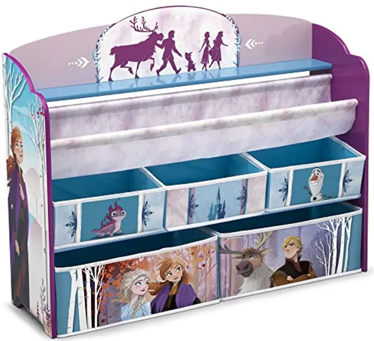 Delta Children Deluxe Toy and Book Organizer, Disney Frozen II