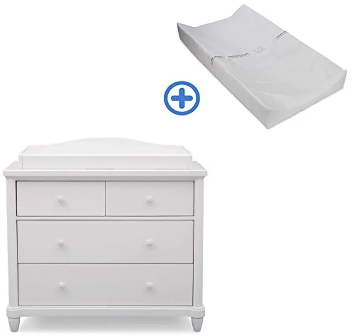 Simmons Kids Belmont 4 Drawer Dresser with Changing Top