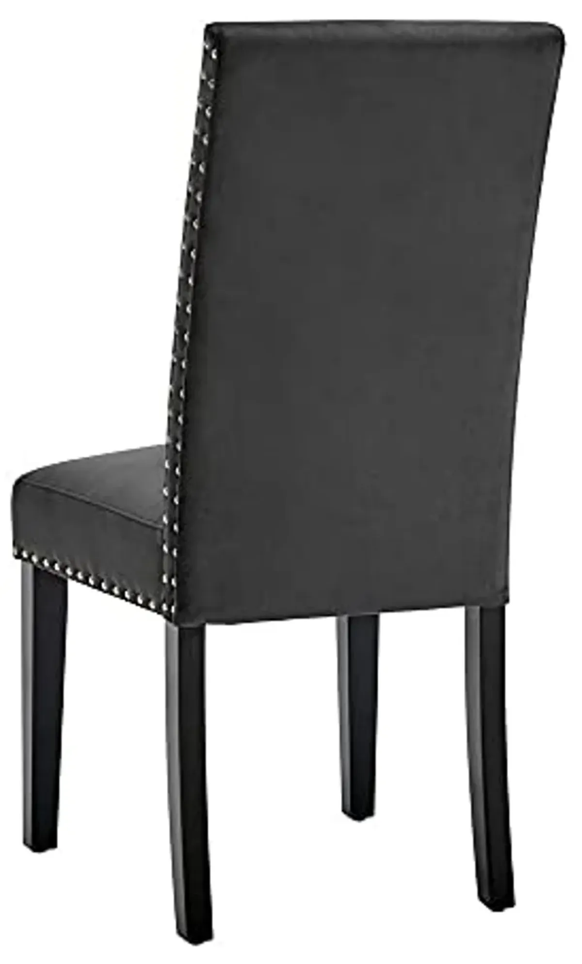 Modway EEI-3779-CHA Parcel Performance Velvet Dining Side Chairs - Set of 2, Charcoal