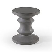 Bassett Mirror Apollo Scatter Table with Natural Concrete Finish 6710-LR-223