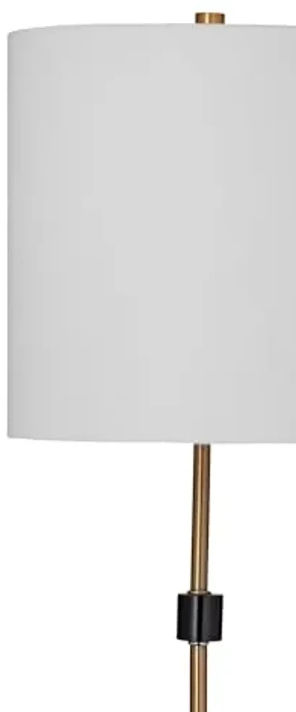 Bassett Mirror Company Ogden Table Lamp - Black Marble/Brass