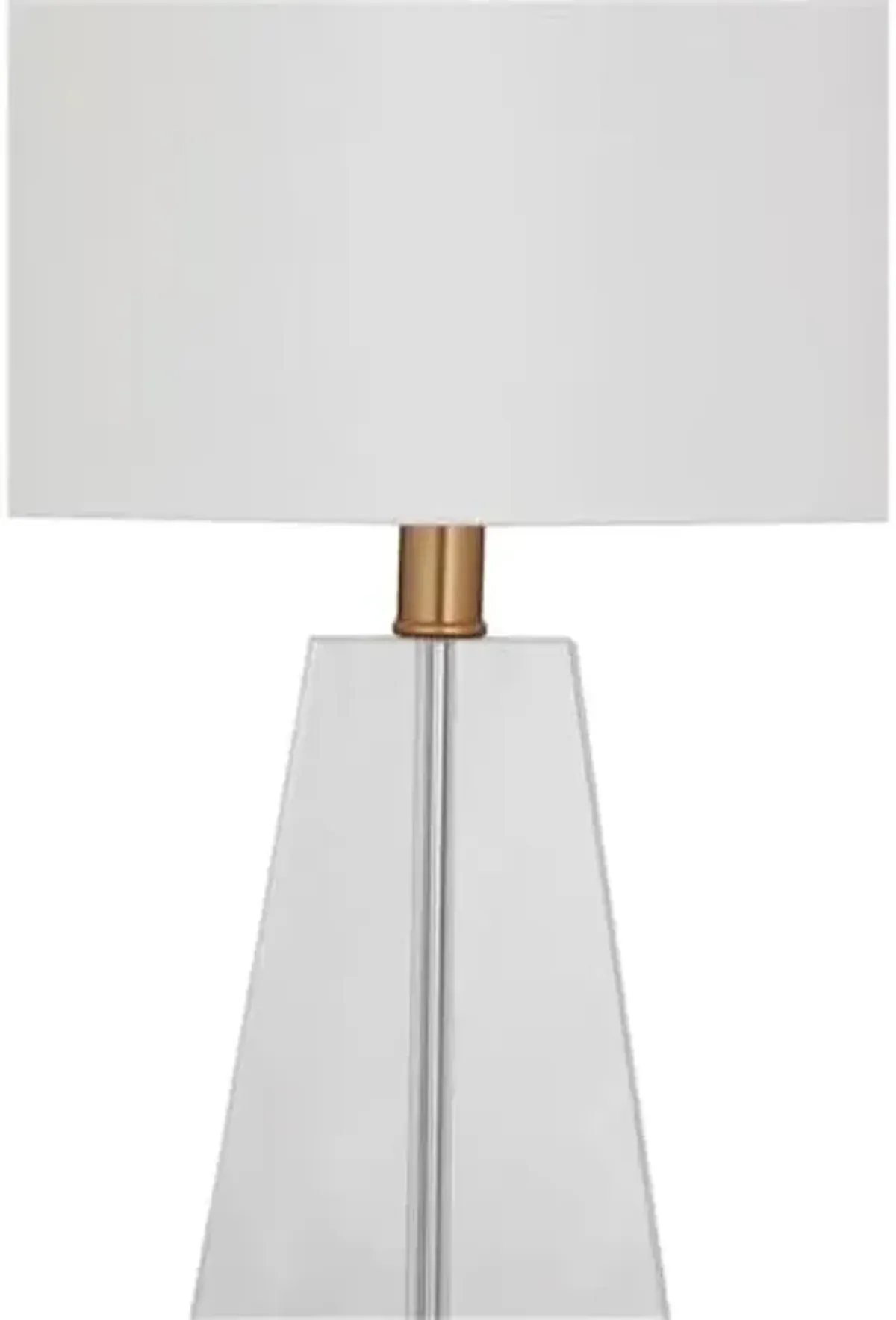 Bassett Mirror Company Elloise Table Lamp in Clear Crystal
