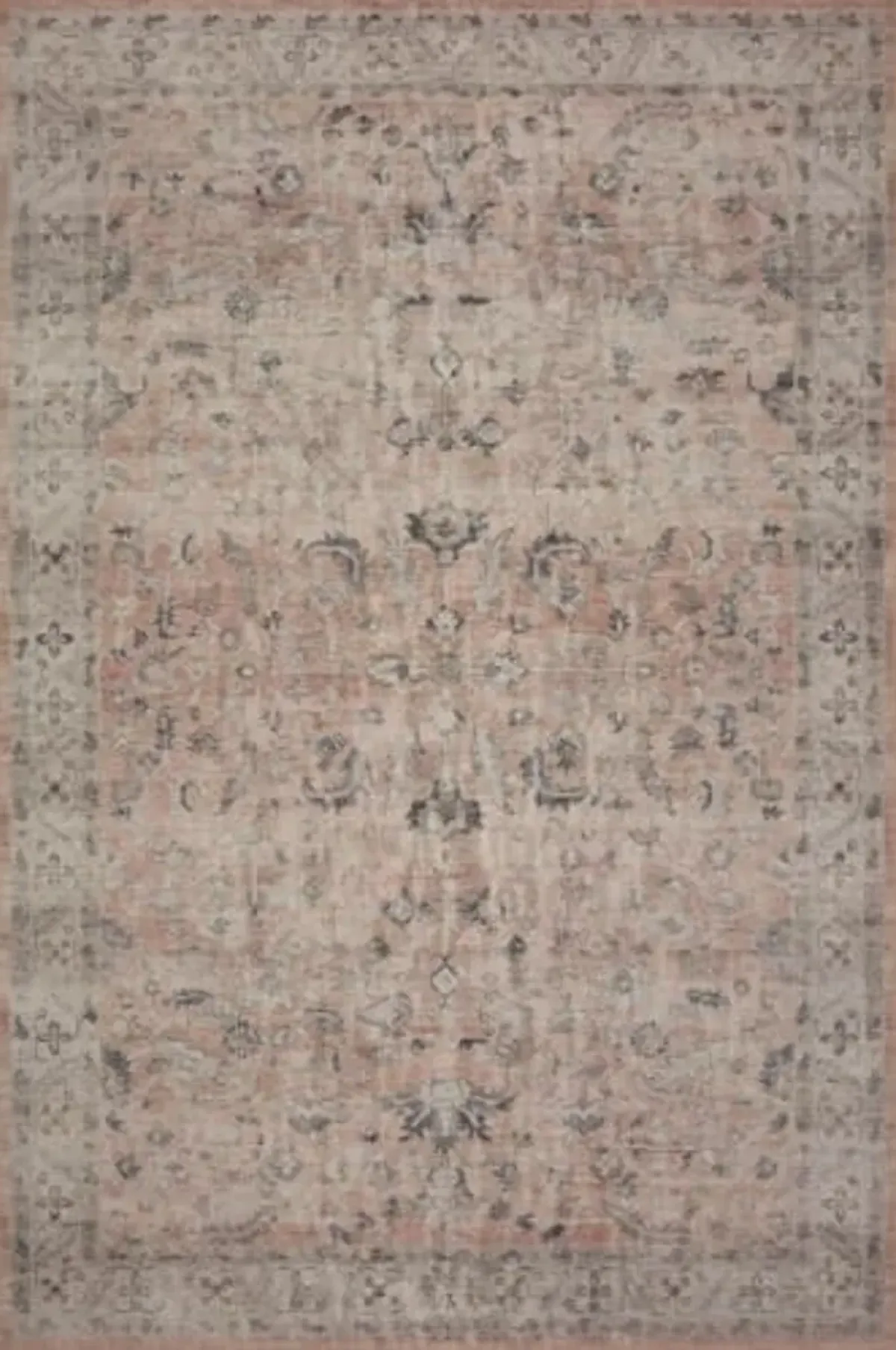 Loloi II Hathaway Steel / Ivory 9'-0" x 12'-0" Area Rug