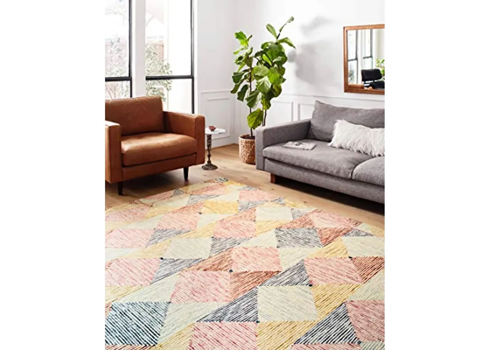 Loloi II Spectrum Collection SPE-01 Ivory/Multi 2'-3" x 3'-9" Accent Rug