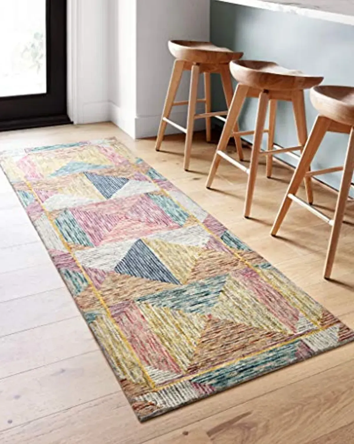 Loloi II Spectrum Collection SPE-01 Silver/Fiesta 3'-6" x 5'-6" Accent Rug