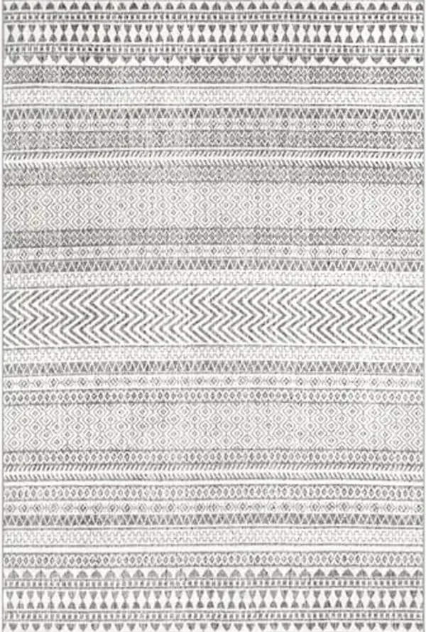 nuLOOM Catherina Transitional Geometric Area Rug, 10x14, Grey