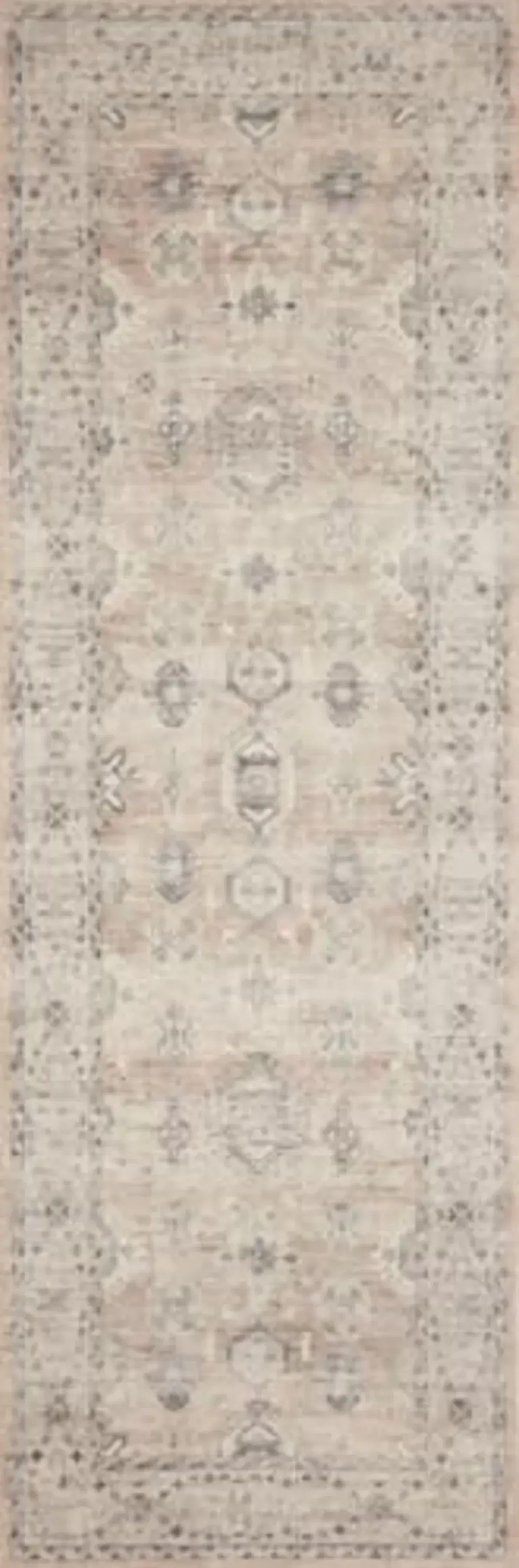 Loloi II Hathaway Collection HTH-03 Java / Multi 2'-6" x 7'-6", .25" Thick, Runner Rug, Soft, Durable, Printed, Modern, Low Pile, Non-Shedding, Easy Clean, Living Room Rug