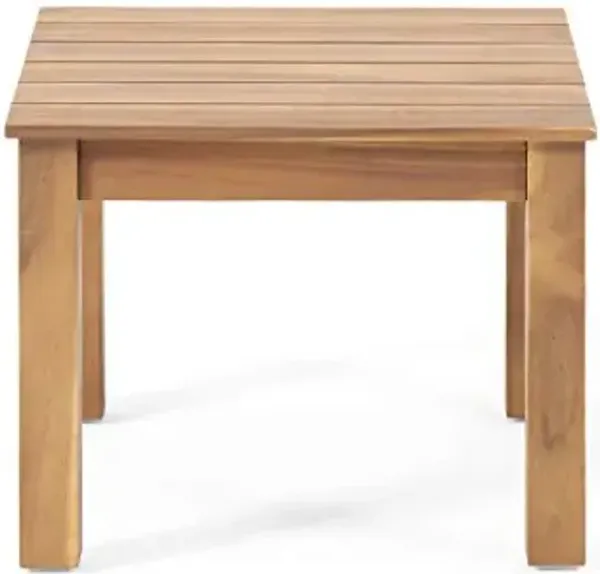 Christopher Knight Home Obreanna Outdoor End Table, Brown Patina Finish