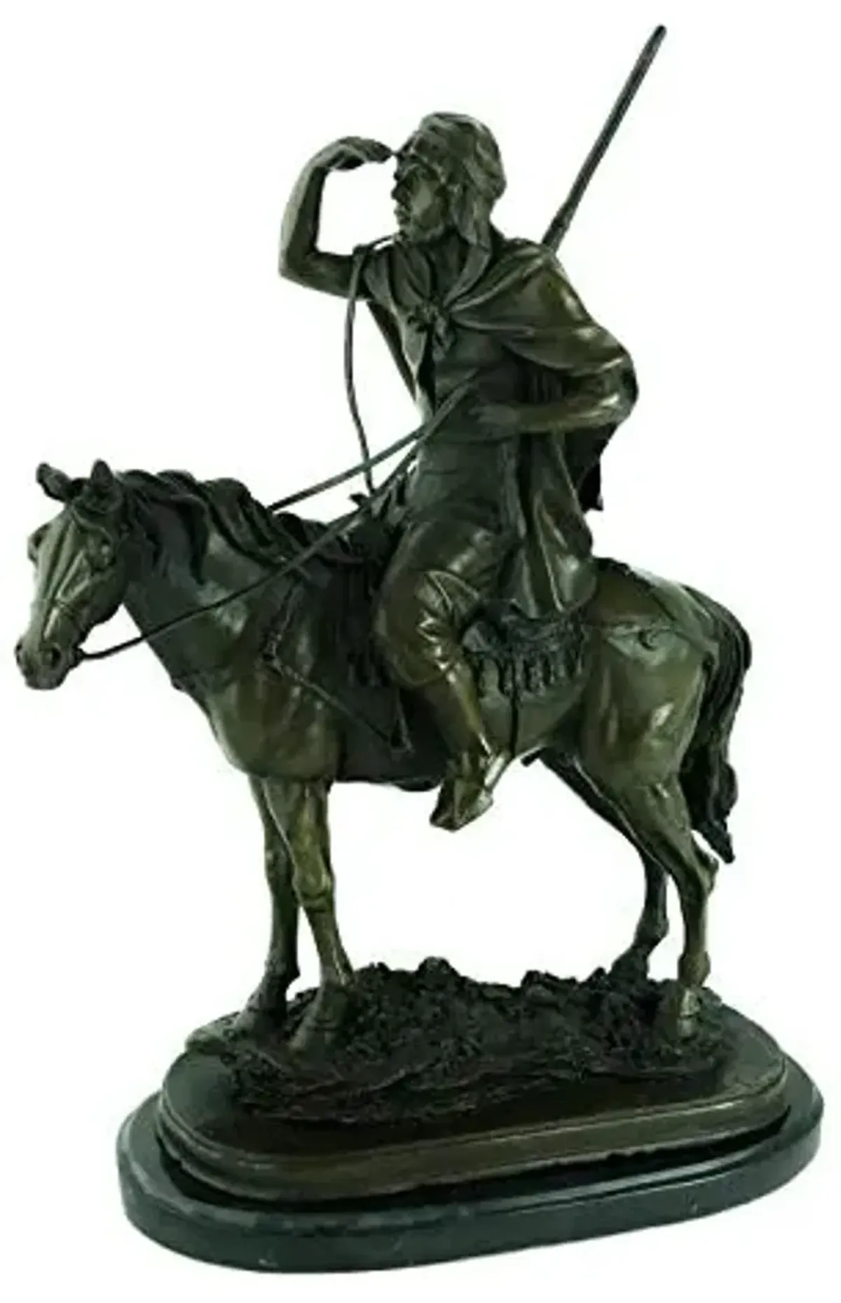 Wayborn Horseman Bronze Statue