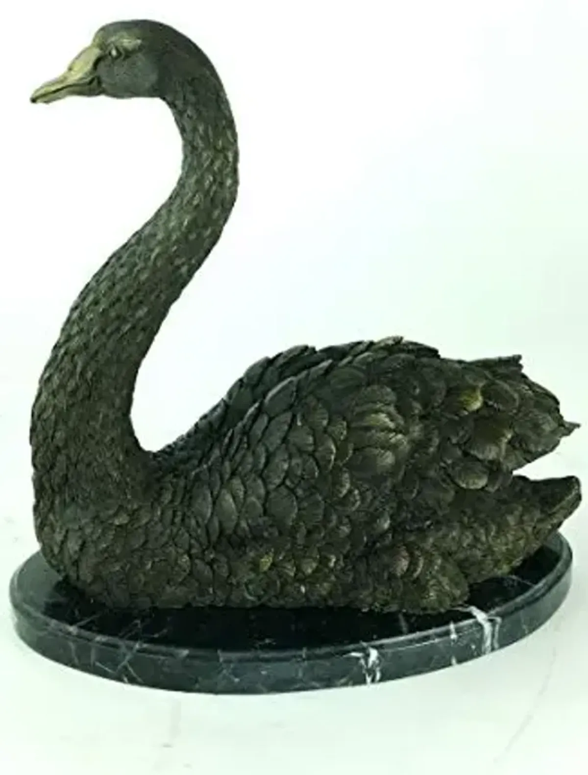 Wayborn Swan Bronze Sculpture
