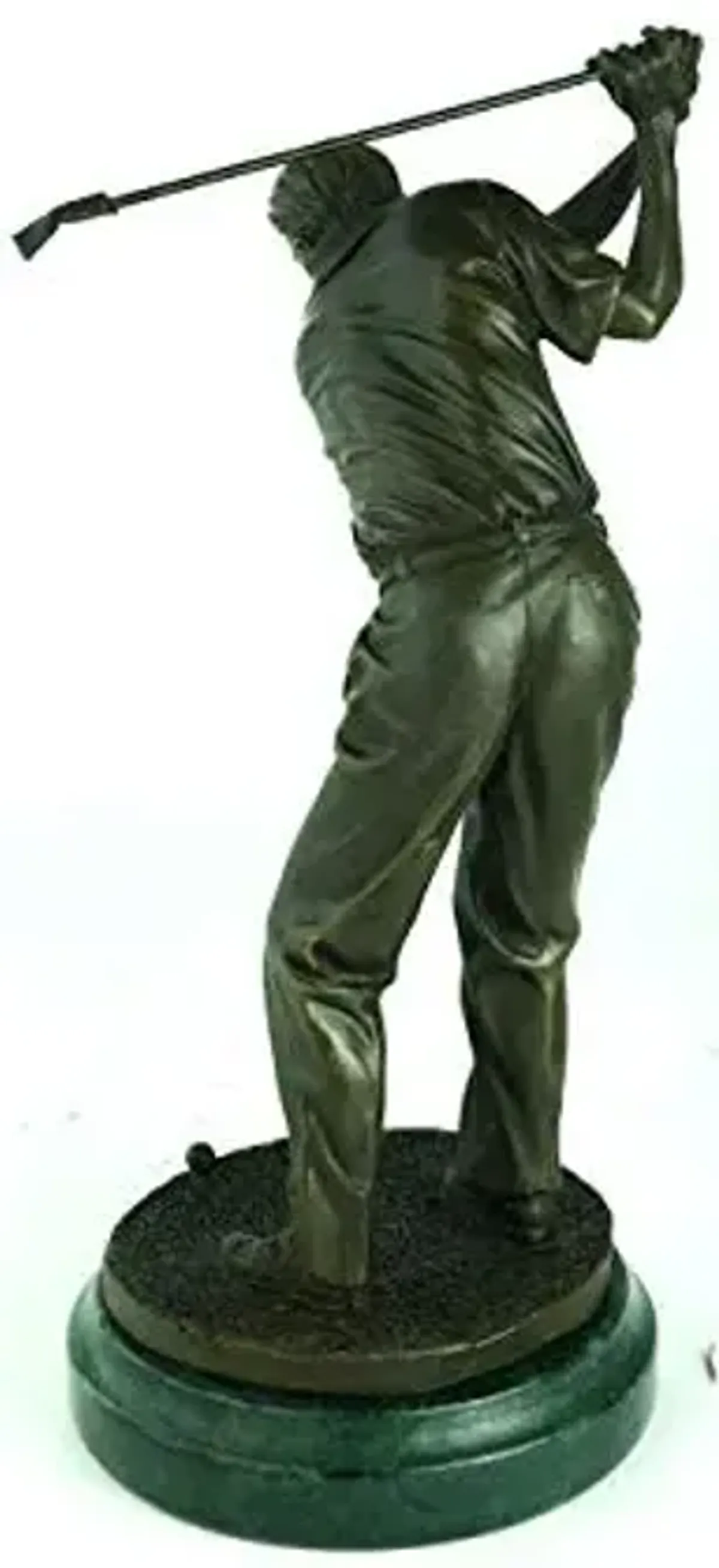 Wayborn Bronze Male Golfer Statue