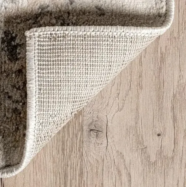 Nuloom Freja Beige/Ivory, 2' x 3', Distressed Floral, Soft and Cozy, High Traffic, Stain Resistant, Easy Clean, Durable Area Rug for Bedroom, Living Room, Dining Space, Den, Foyer, Entryway