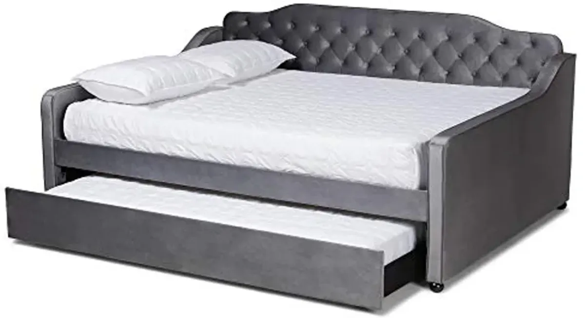 Baxton Studio Daybeds, Full, Grey