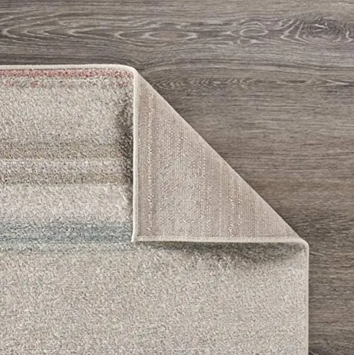 LR Home Indoor 5x7 Area Rugs for Home Decor Turkish Rugs for Living Room, Bedroom, Playroom, Entryway, Office Striped Casual Farmhouse Boho Area Rug for Room Decor Ivory/Beige/Multicolor