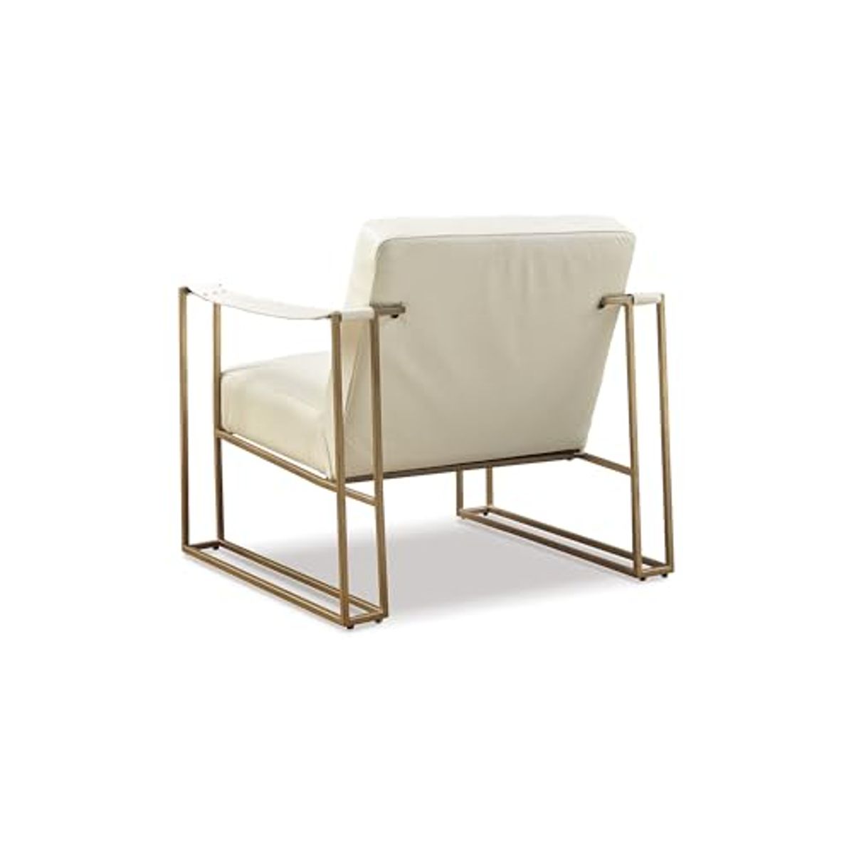 Signature Design by Ashley Kleemore Eclectic Upholstered Accent Chair, Beige & Gold