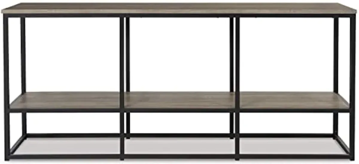 Signature Design by Ashley Wadeworth 65" Urban TV Stand, Fits TVs up to 70", Brown