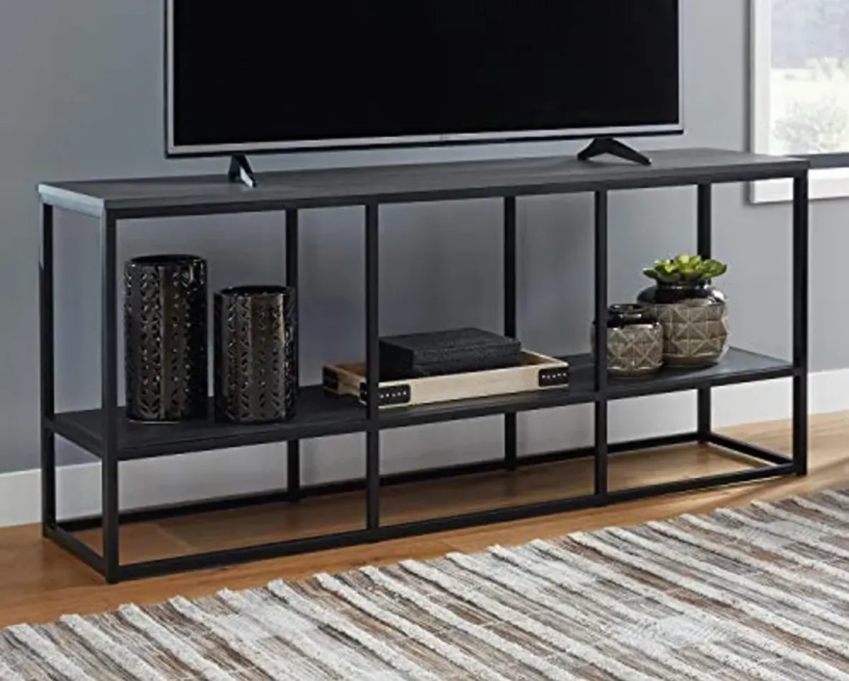 Signature Design by Ashley Yarlow 65" Urban TV Stand, Fits TVs up to 70", Black