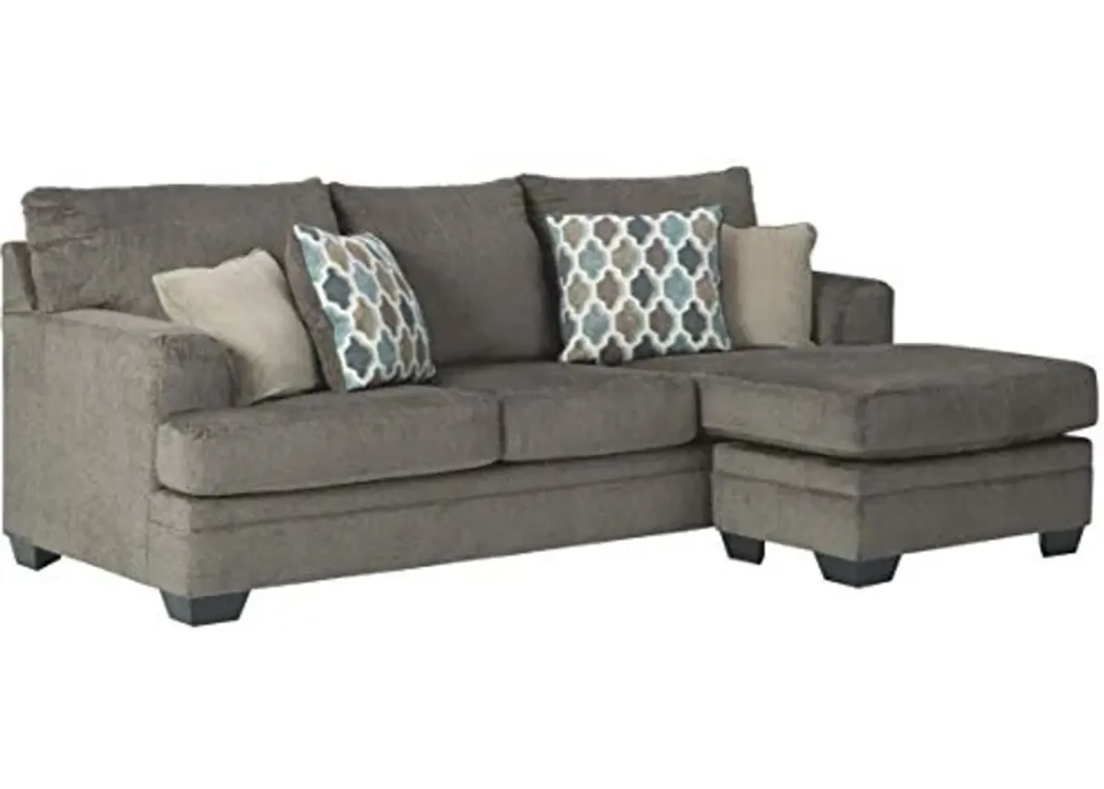 Signature Design by Ashley Dorsten Sectional Sofa Couch with Convertible Chaise Lounge, Light Brown