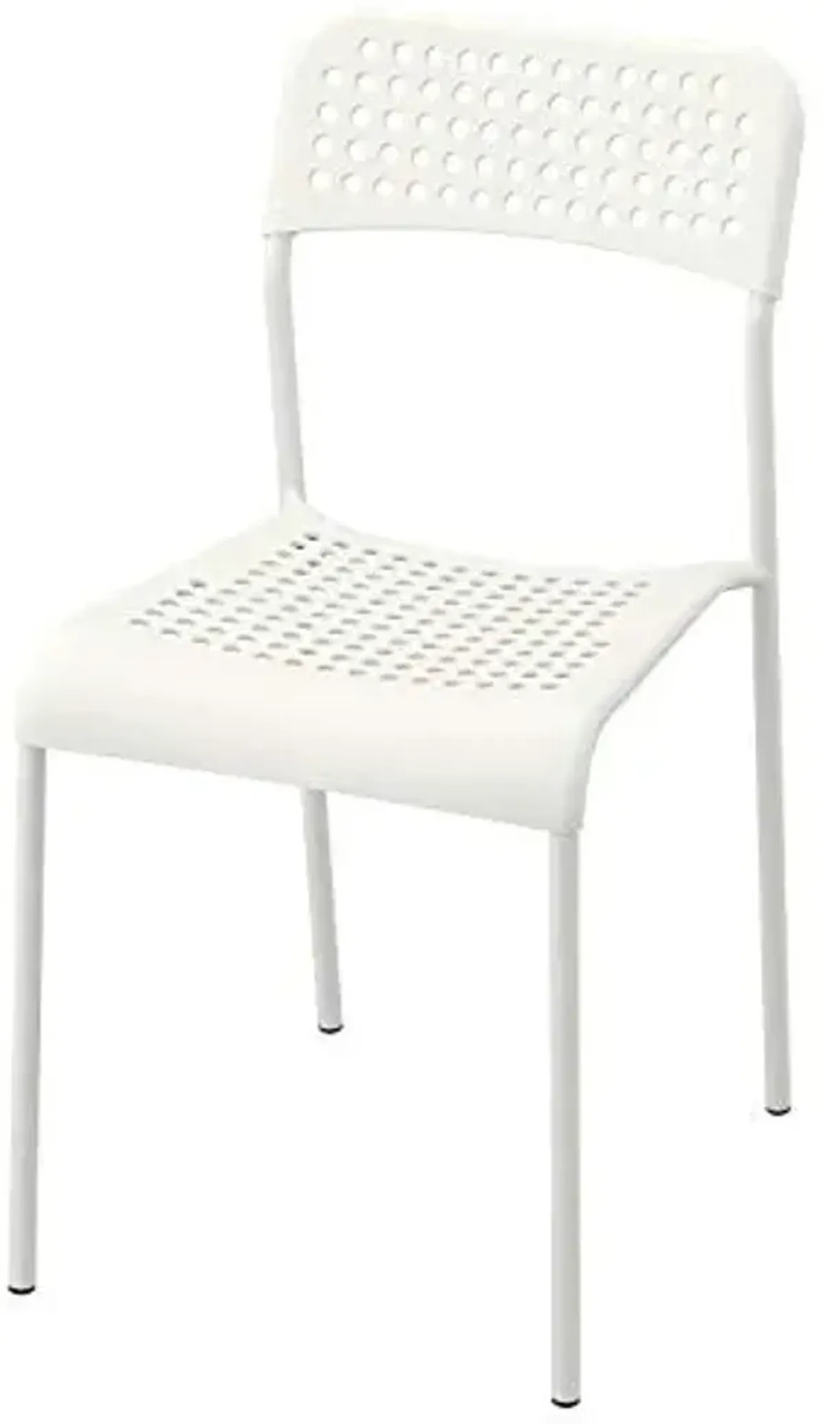 Ikea ADDE Chair White Indoor/Outdoor White Rest (Pack of 3)