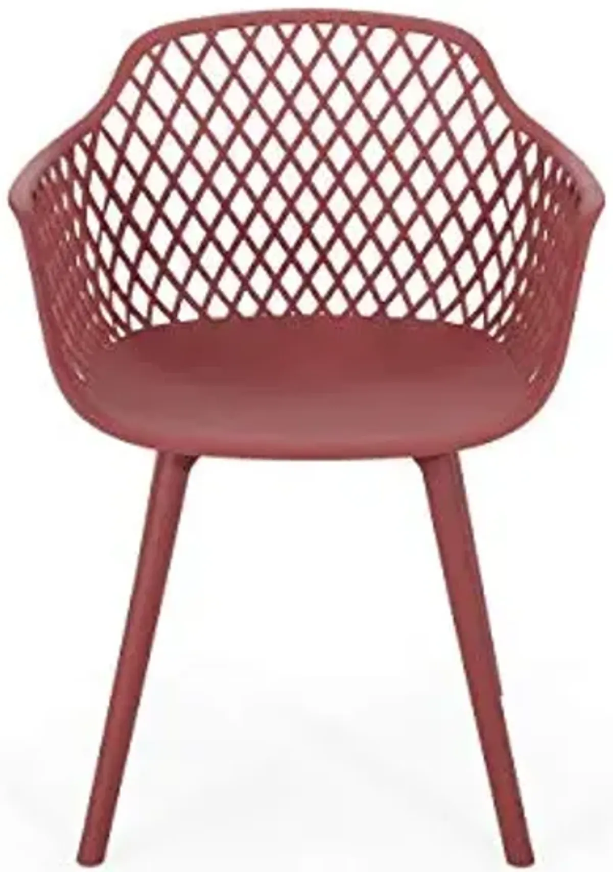 Christopher Knight Home Delia Outdoor Dining Chair (Set of 2), Red