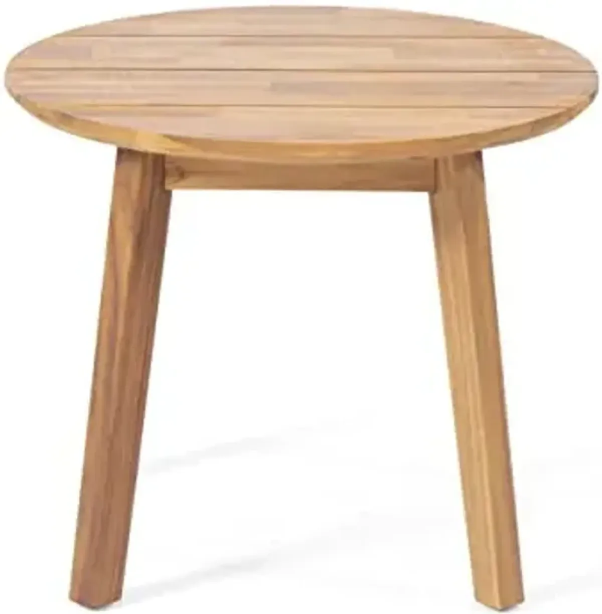 Christopher Knight Home 305538 Evelyn Mid Century Modern Fabric Arm Chair, Beige, Walnut & Rosella Fabric Ottoman, Linen