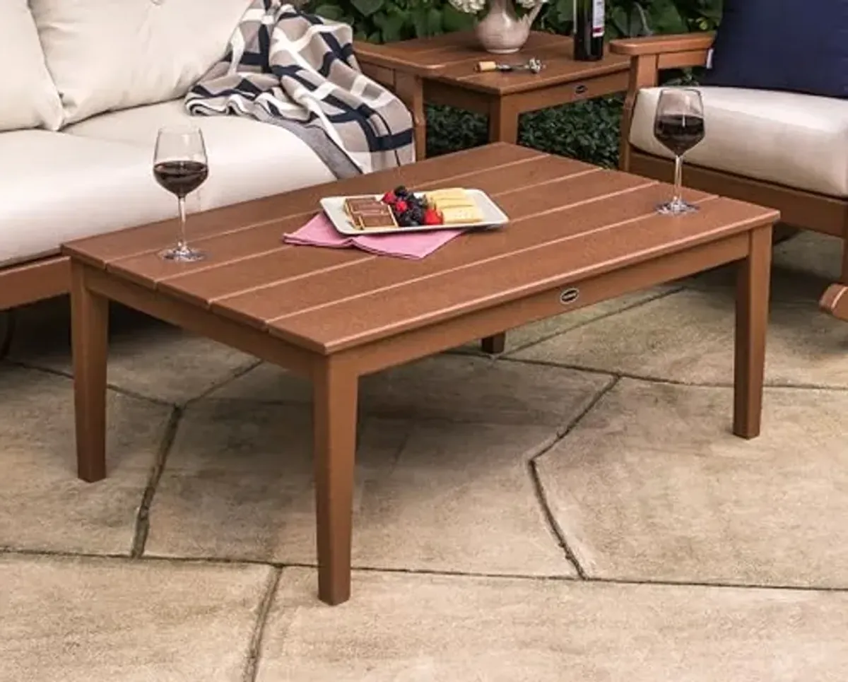 POLYWOOD® Newport Conversation/Coffee Table, Sand