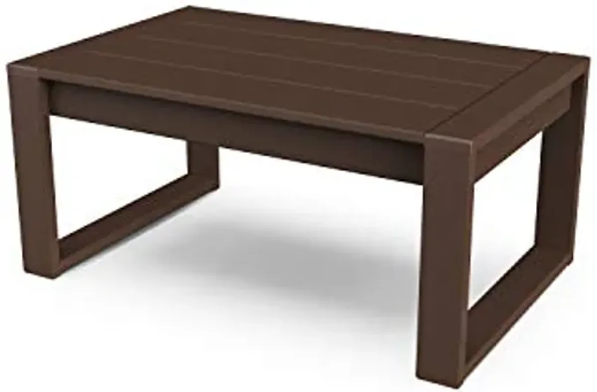 POLYWOOD® Edge Coffee Table, Mahogany