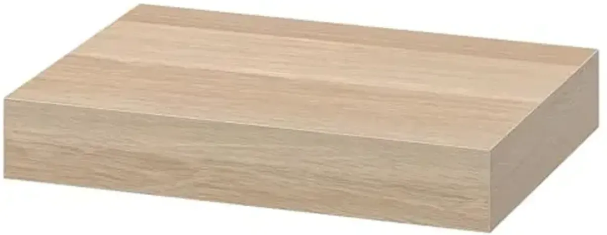 Ikea LACK Floating Wall Shelf, White-Stained Oak Effect, 30x26 Centimetres, 604.310.73