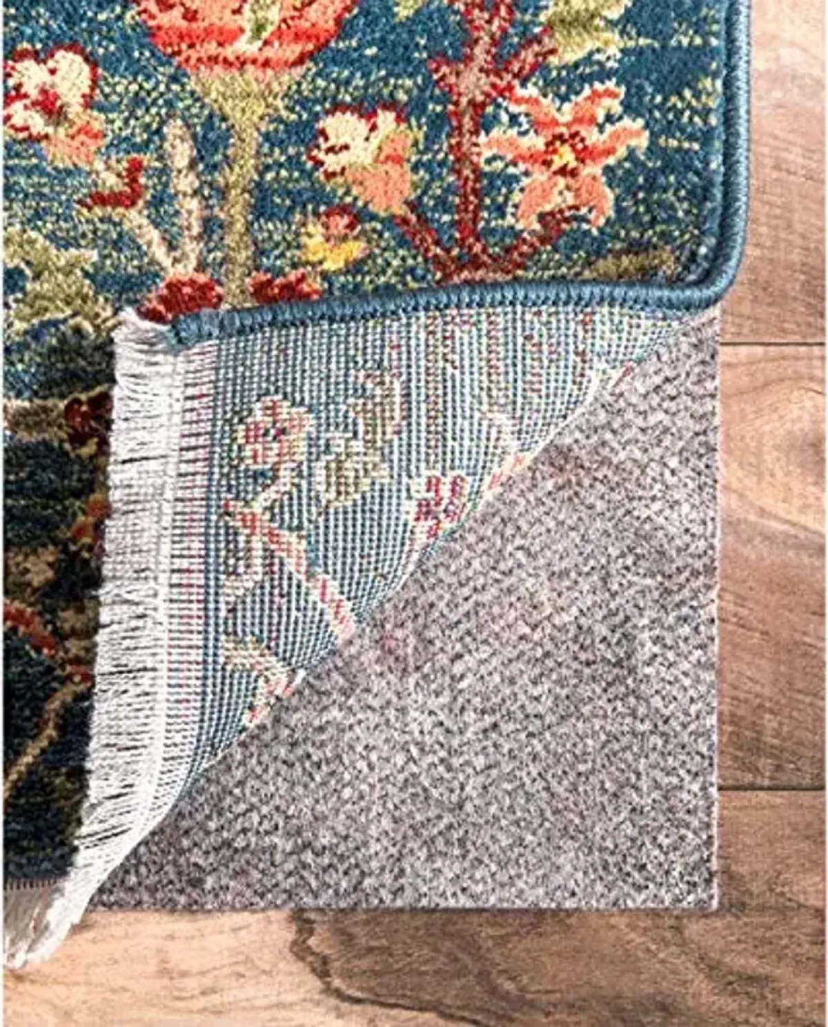 nuLOOM 10' Square Premium Eco-Friendly Felt Rug Pad, 1/8 " Thick Low Profile, Non-Slip Backing, Customizable Size, Hardwood, Carpet, Tile, Vinyl, Linoleum, Made in USA, 100% Recycled Materials