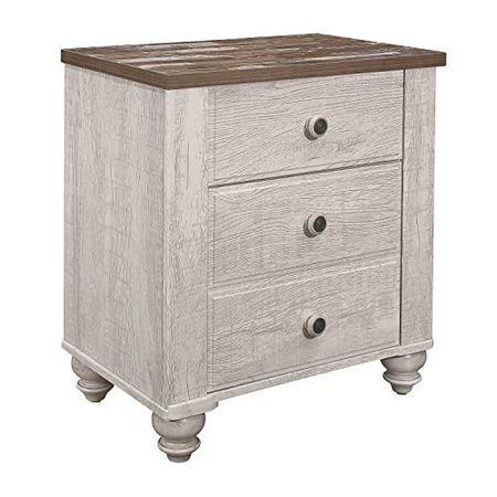 Lexicon 2-Drawer Nightstand, One-Size, Antique White