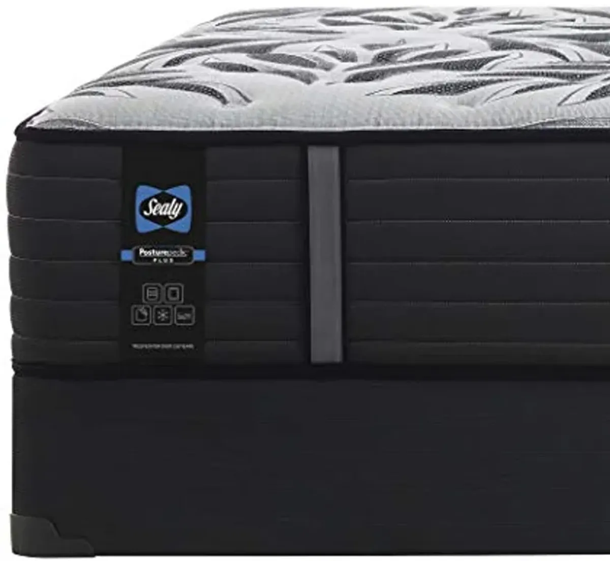 Sealy Posturepedic Plus, Tight Top 14 Plush Soft Mattress with Surface-Guard and 5-Inch Foundation, California King